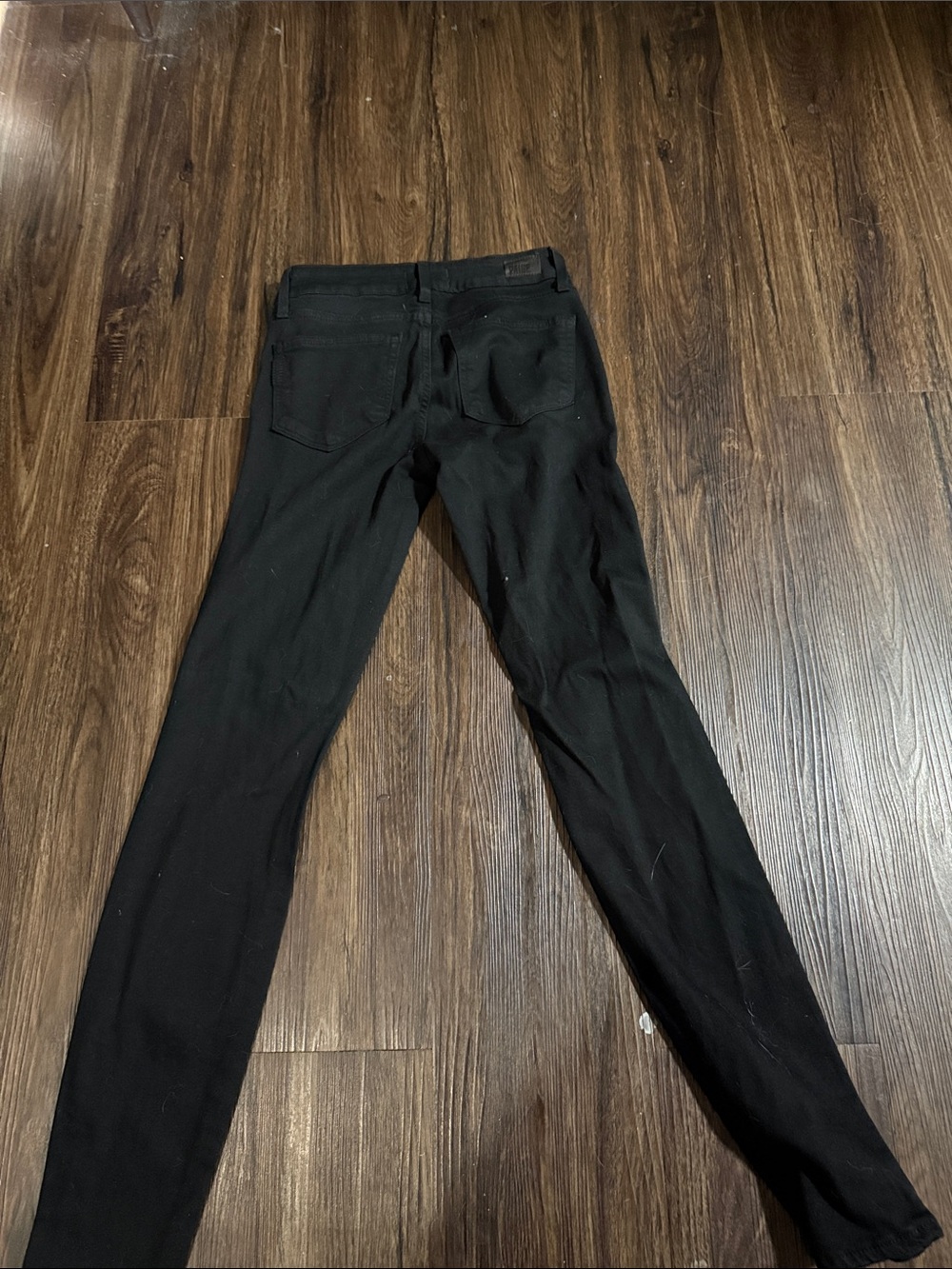 PAIGE Black Ripped Skinny Jeans - Picture 2 of 7